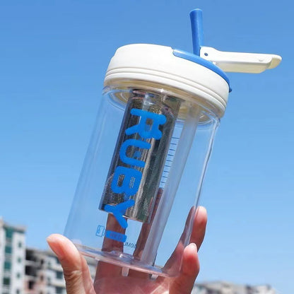 High-Value Plastic Straw Cup for Bubble and Fruit Tea