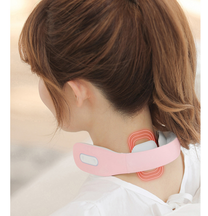 Masajeador de Cuello Inteligente con Terapia Eléctrica y Vibración