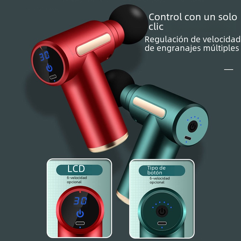 Mini Pistola de Masaje para Relajación Muscular y Alivio del Cuello