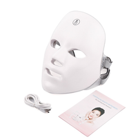 Máscara Facial LED de 7 Colores para el Cuidado de la Piel (Unidad Individual)