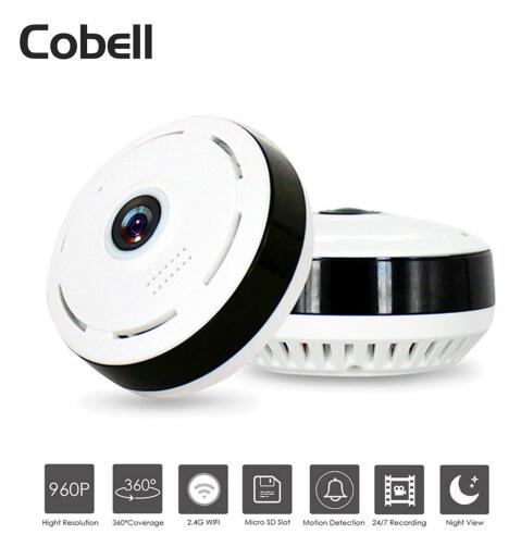Cámara de Seguridad Inalámbrica de 2MP con Ángulo Amplio de 360 Grados